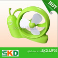snail shape popular mini fan